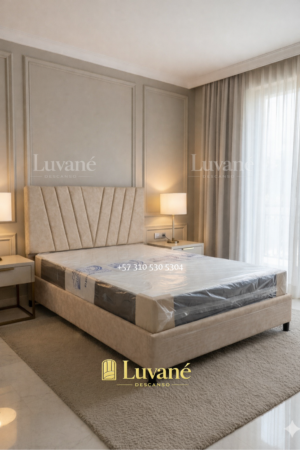 Vortice Beige Massala (Vienna) Combo Cama - Colección Vortice